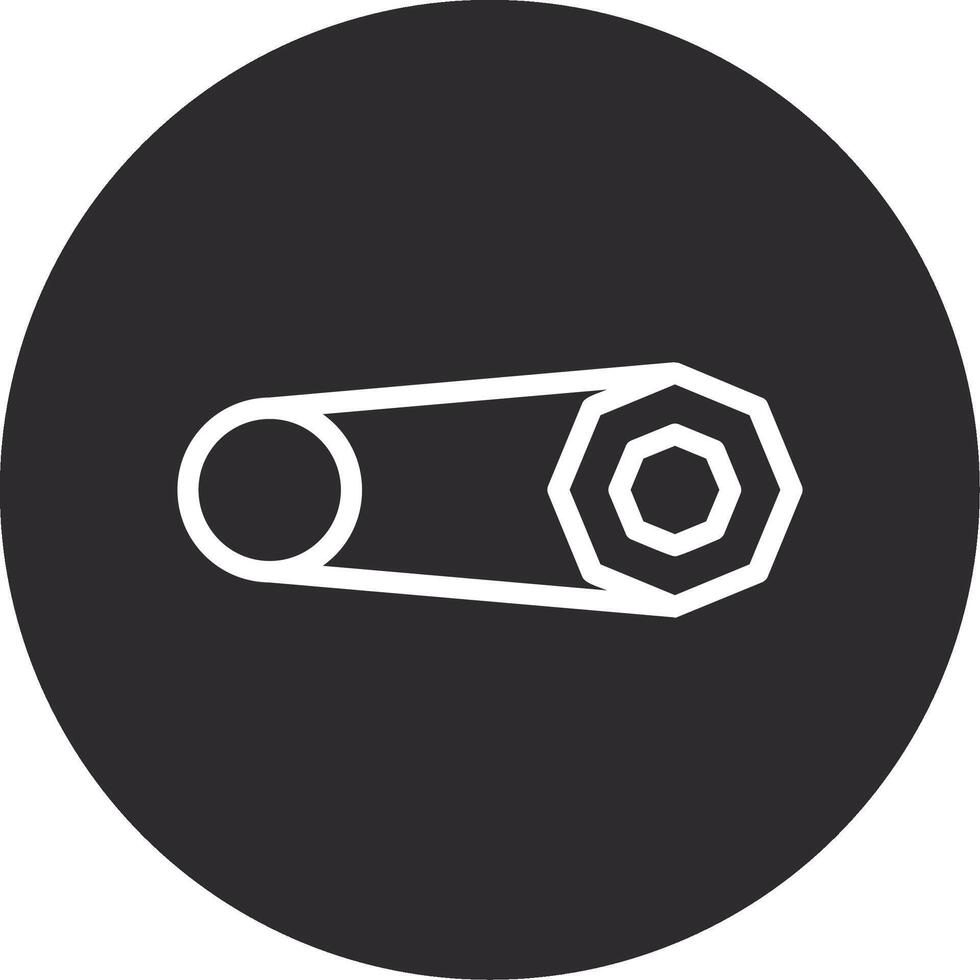 Brooch Inverted Icon vector