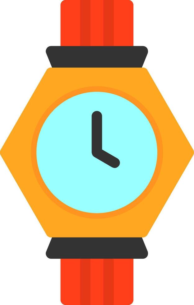 Wristwatch Flat Icon vector