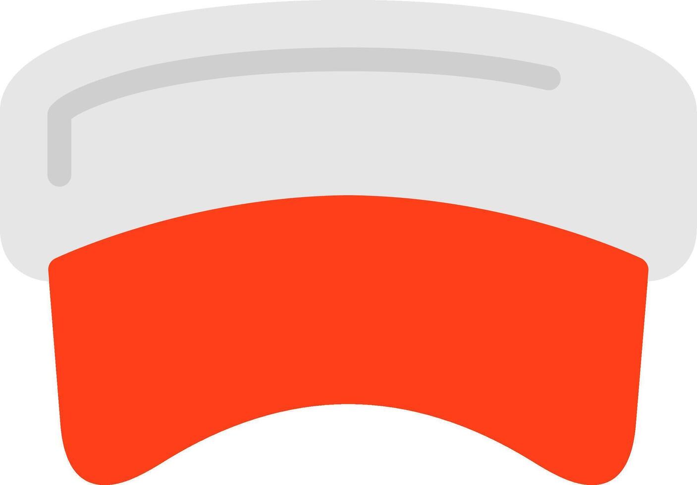 Sun Visor Flat Icon vector