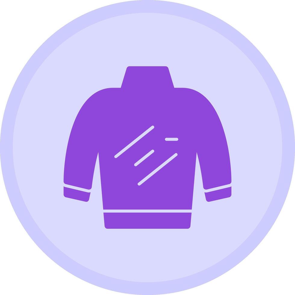 Turtleneck Multicolor Circle Icon vector