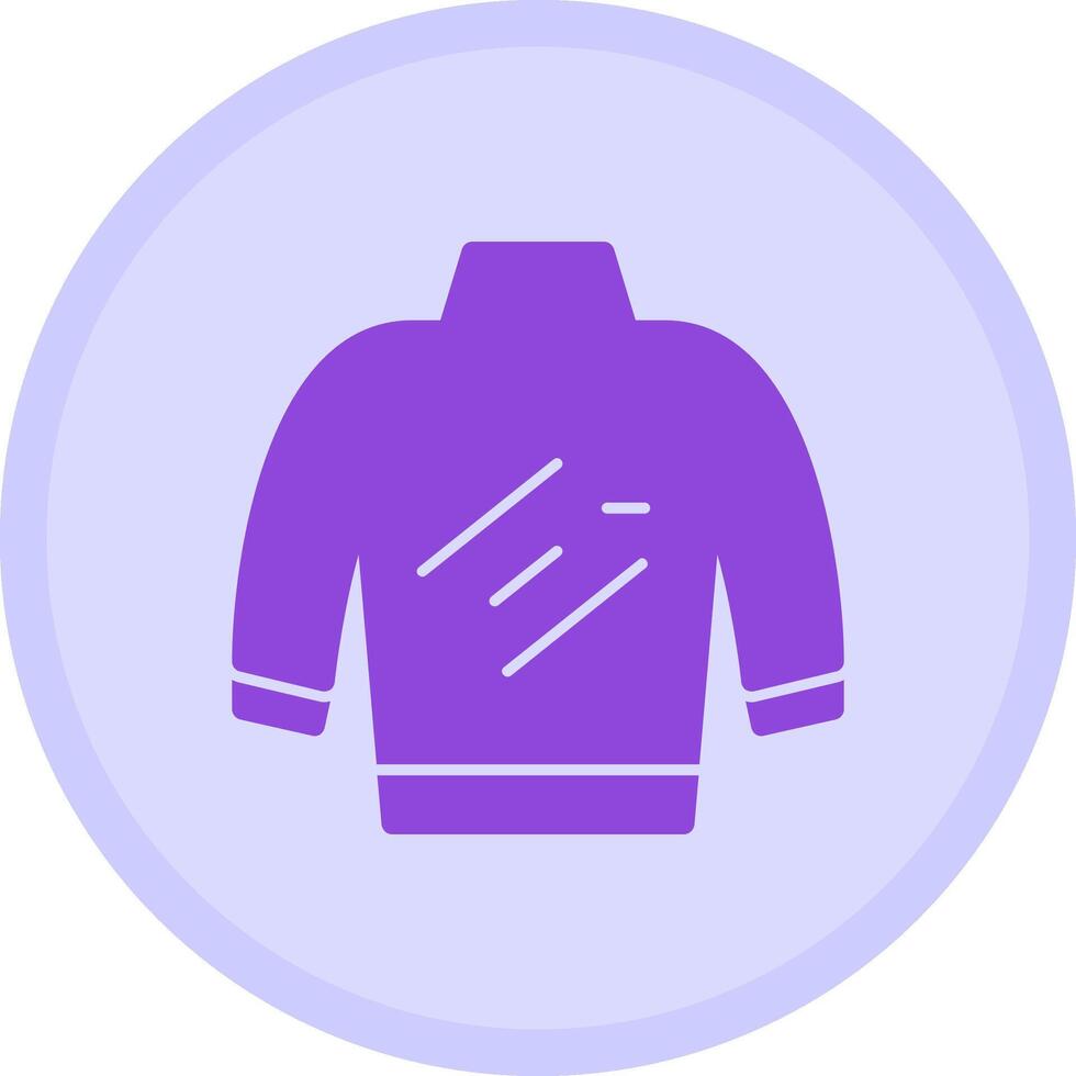 Turtleneck Multicolor Circle Icon vector