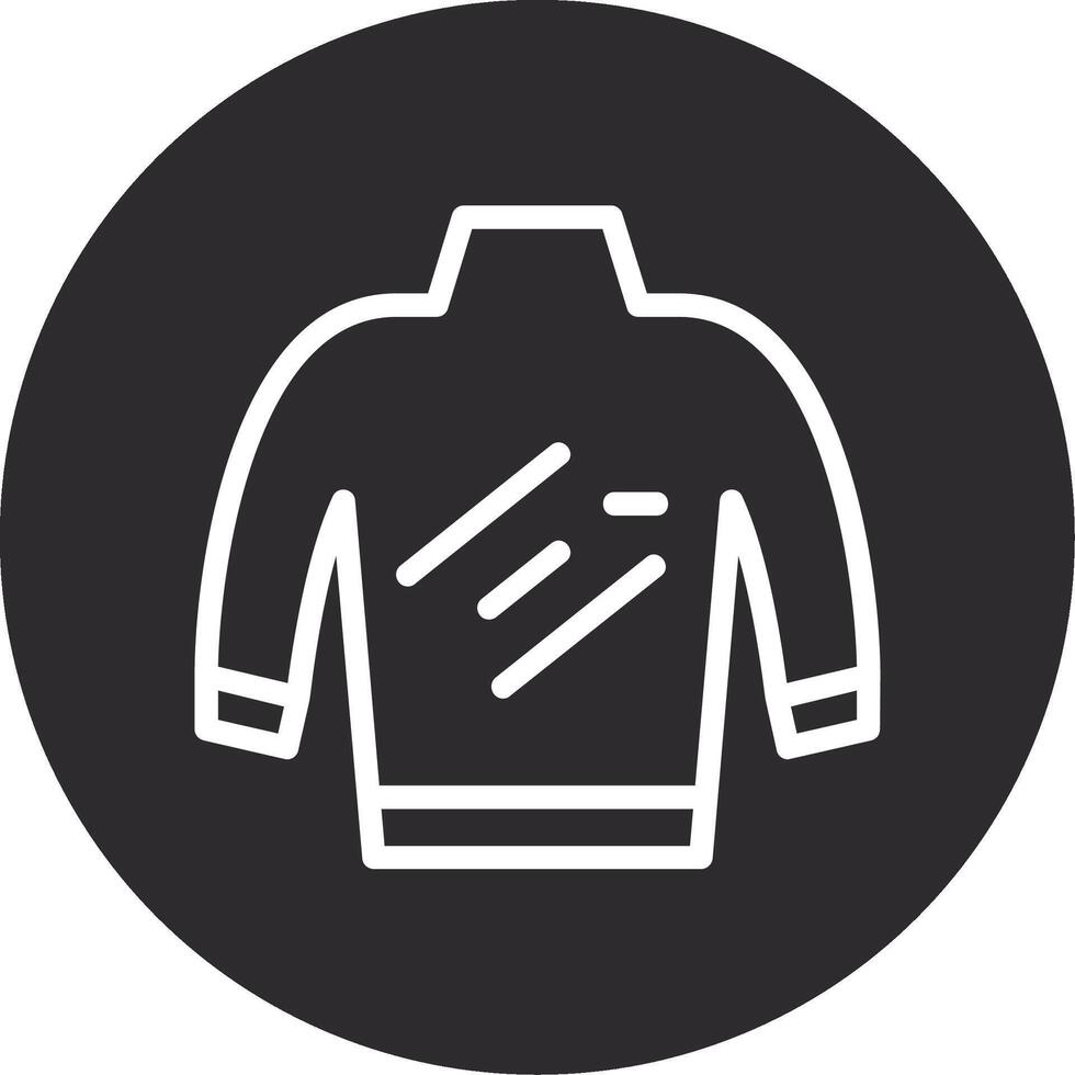 Turtleneck Inverted Icon vector