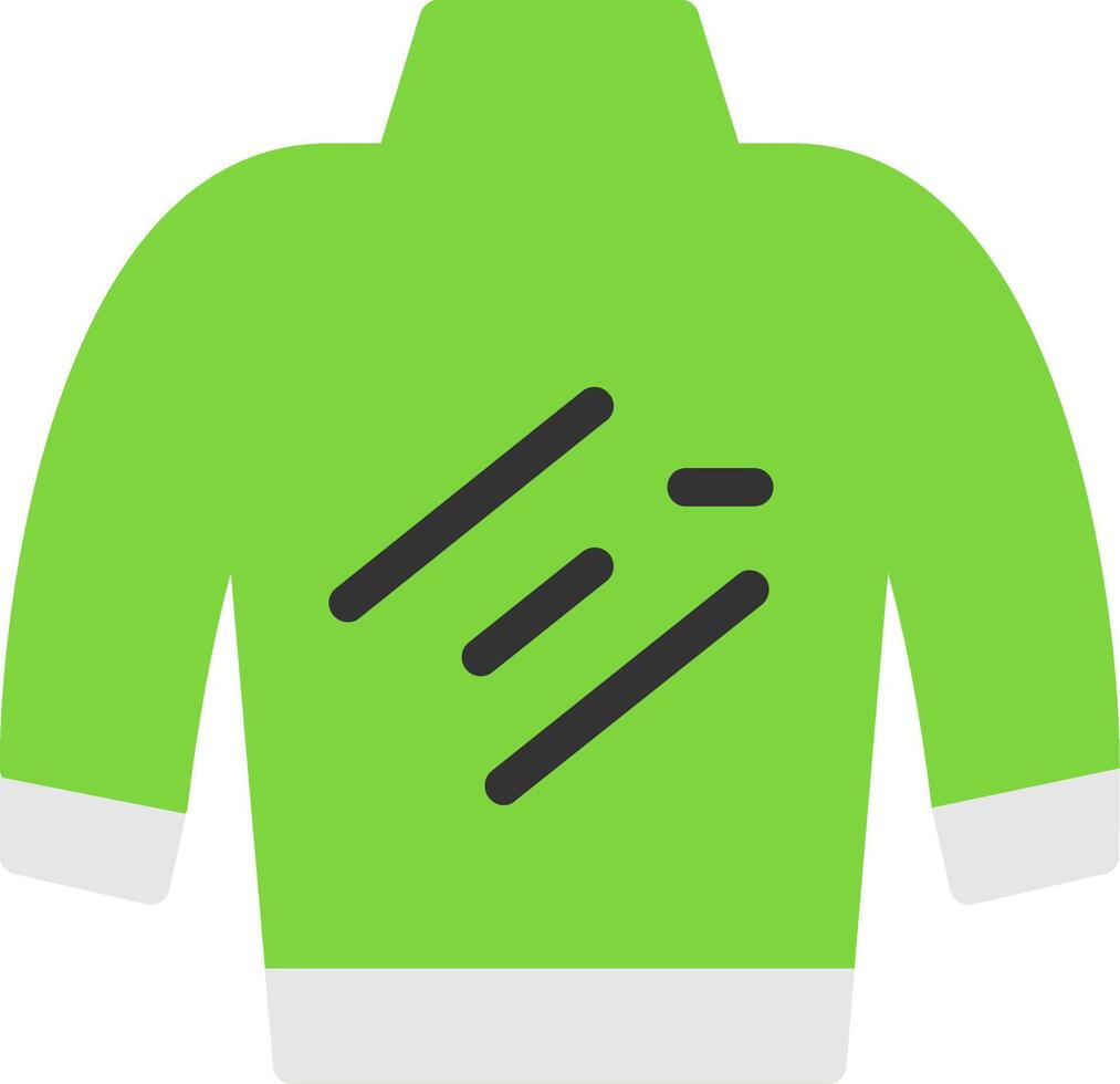 Turtleneck Flat Icon vector