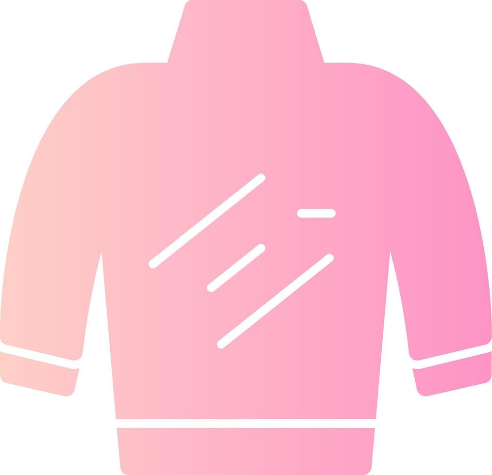 Turtleneck Solid Multi Gradient Icon vector