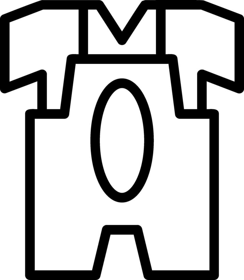 Romper Line Icon vector