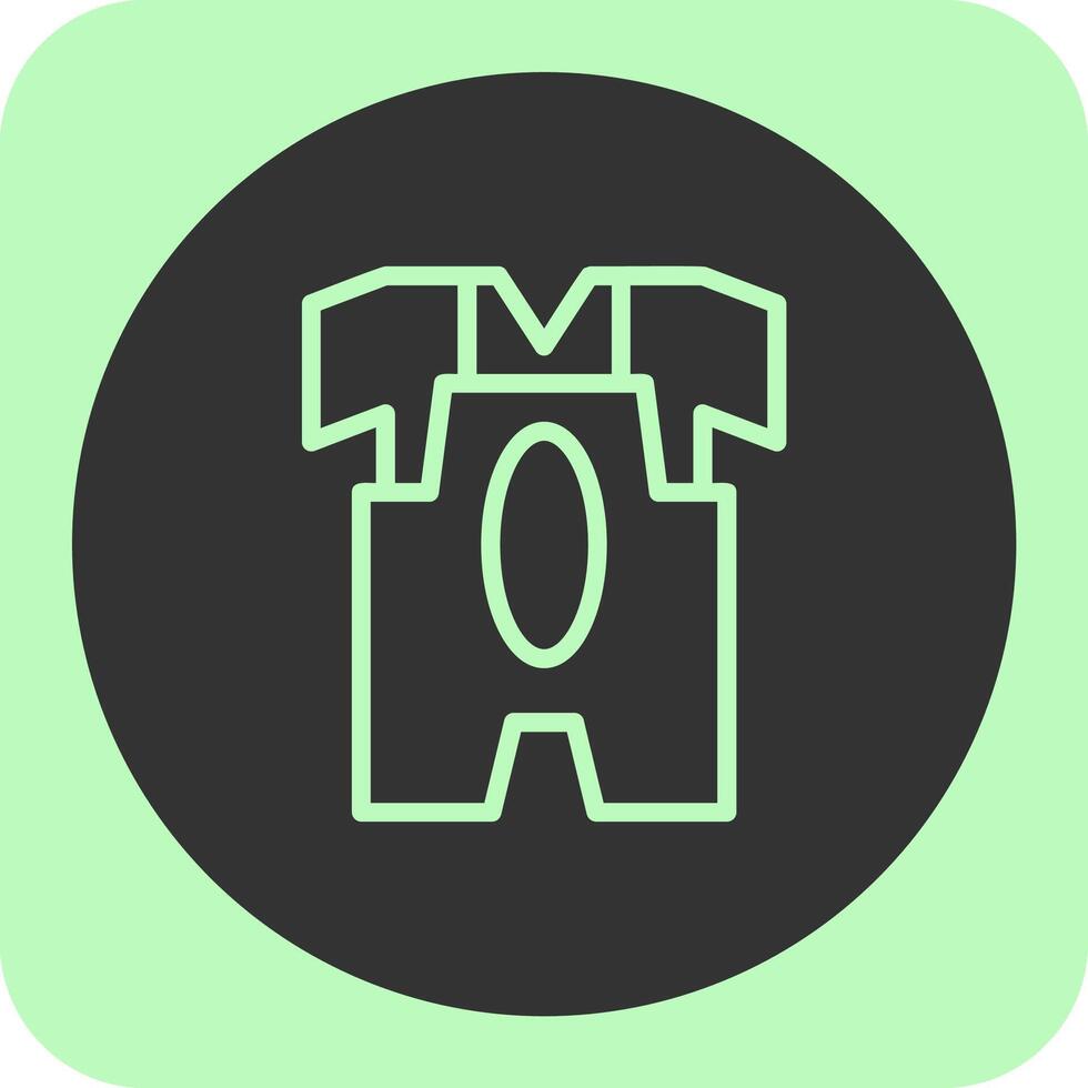 Romper Linear Round Icon vector