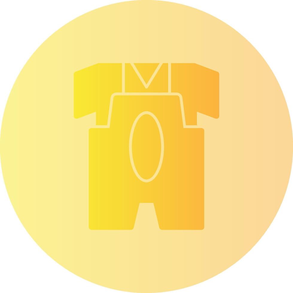 Romper Gradient Circle Icon vector