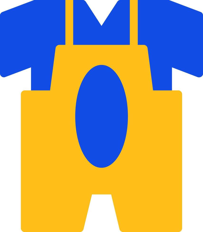 Romper Flat Two Color Icon vector