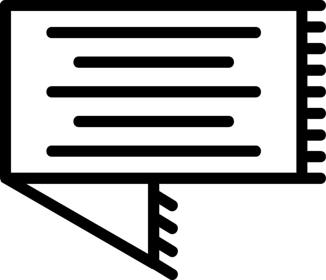 Shawl Line Icon vector