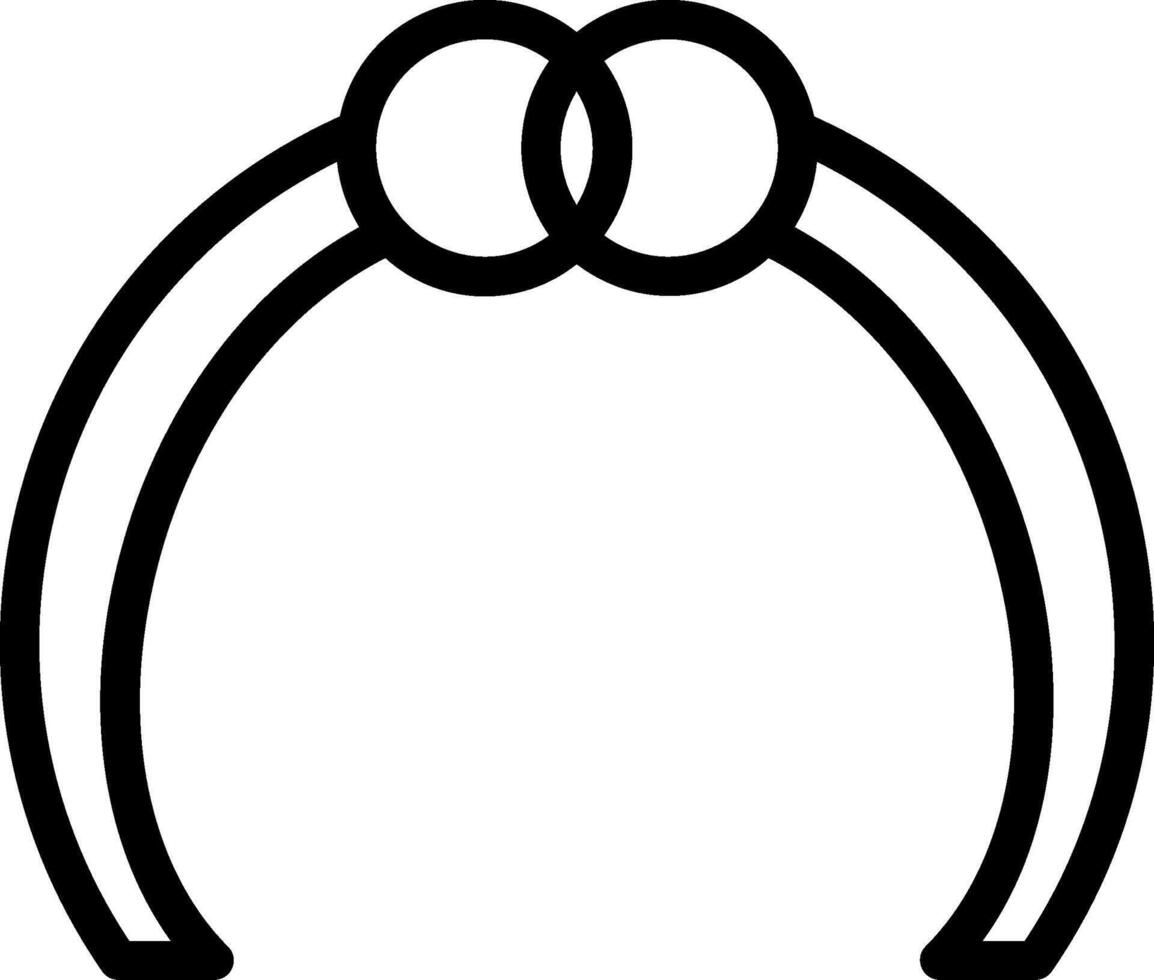 Headband Line Icon vector