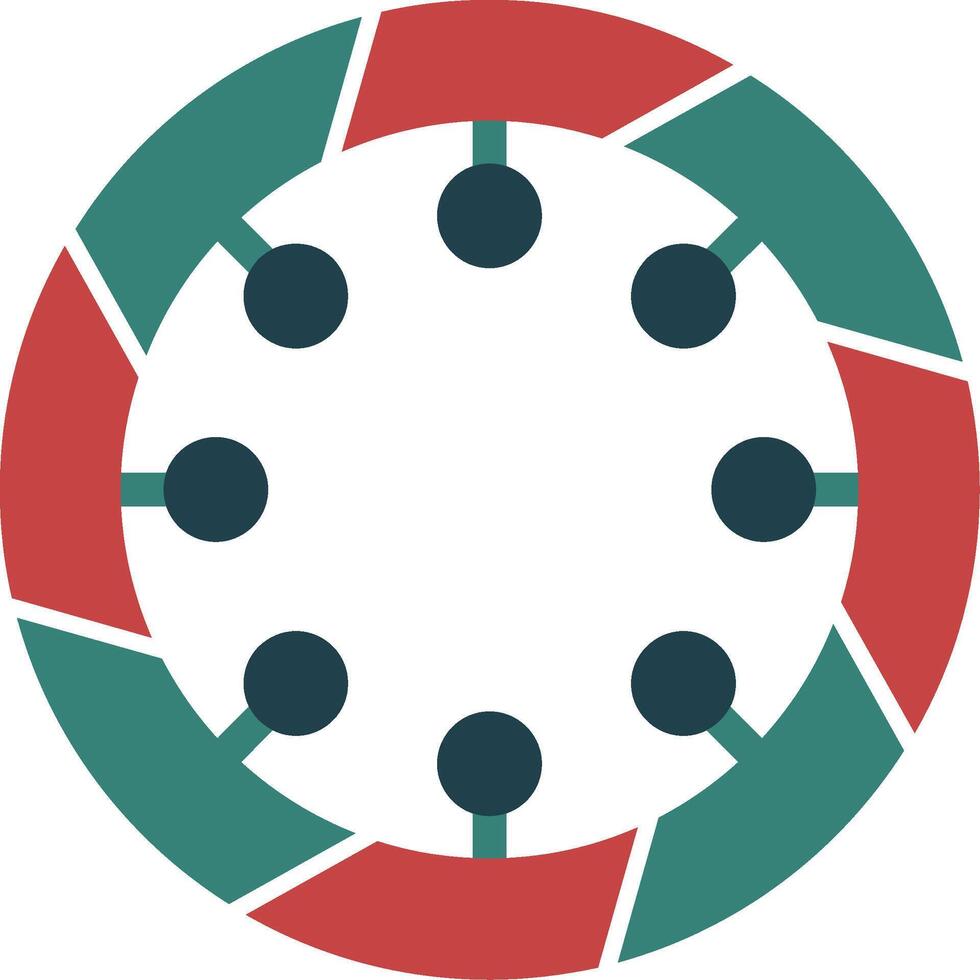 Bangle Glyph Two Color Icon vector