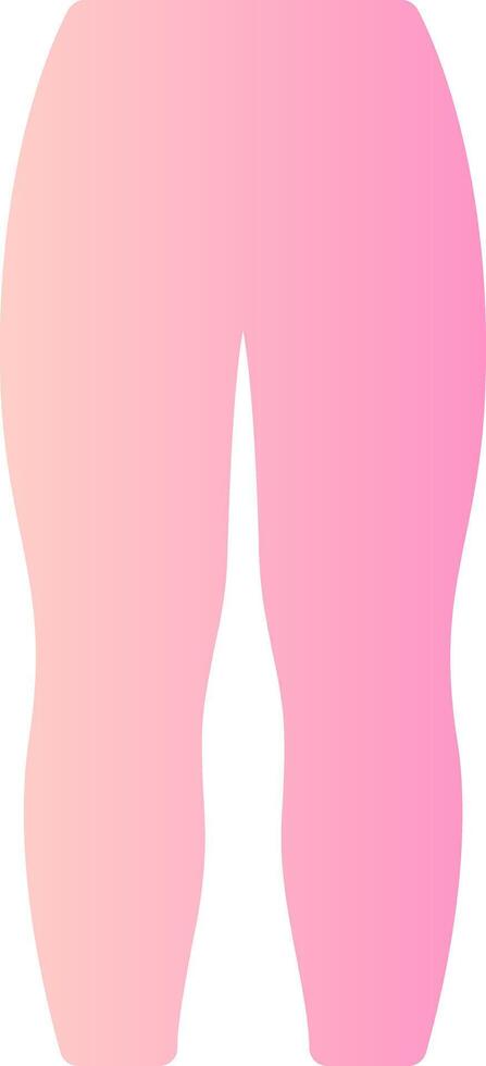 Leggings Solid Multi Gradient Icon vector