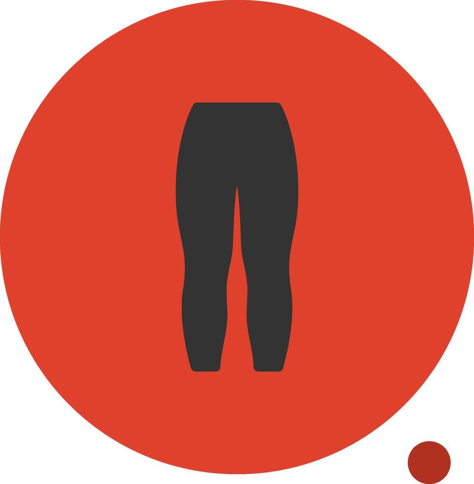 Leggings Flat Shadow Icon vector