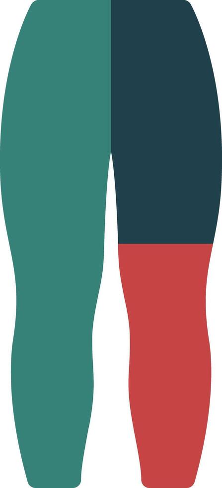 Leggings Glyph Two Color Icon vector