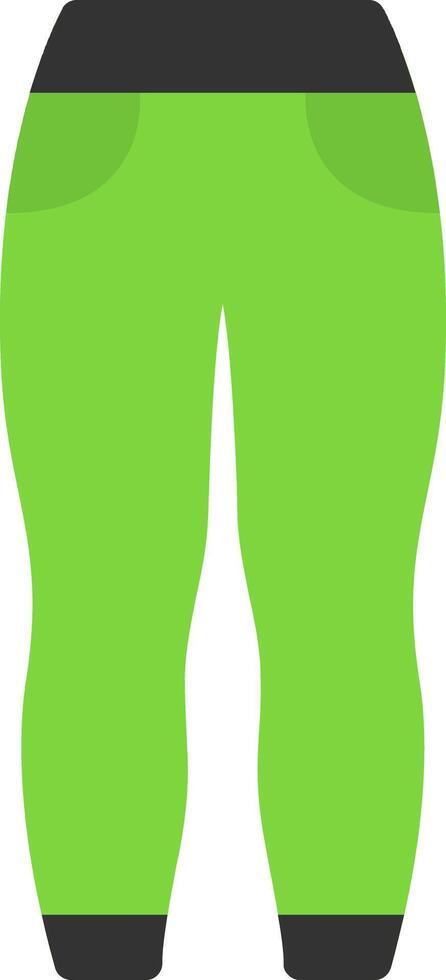 jeggings plano icono vector