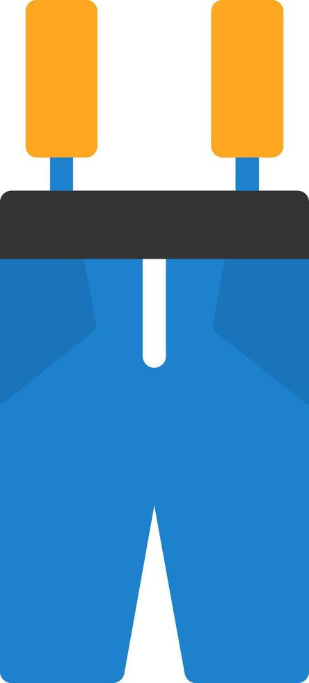 Suspenders Flat Icon vector