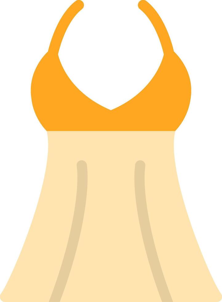 Lingerie Flat Icon vector