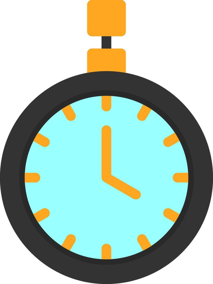 Pocket Watch Flat Icon vector