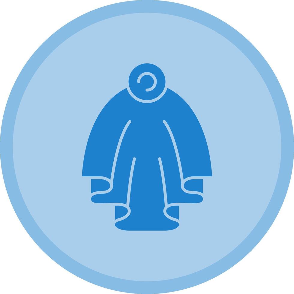 Veil Multicolor Circle Icon vector