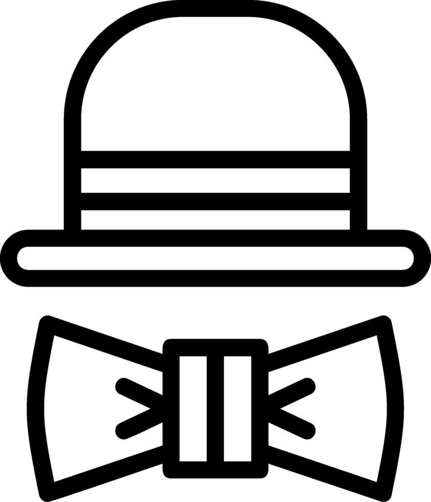 Ascot Line Icon vector