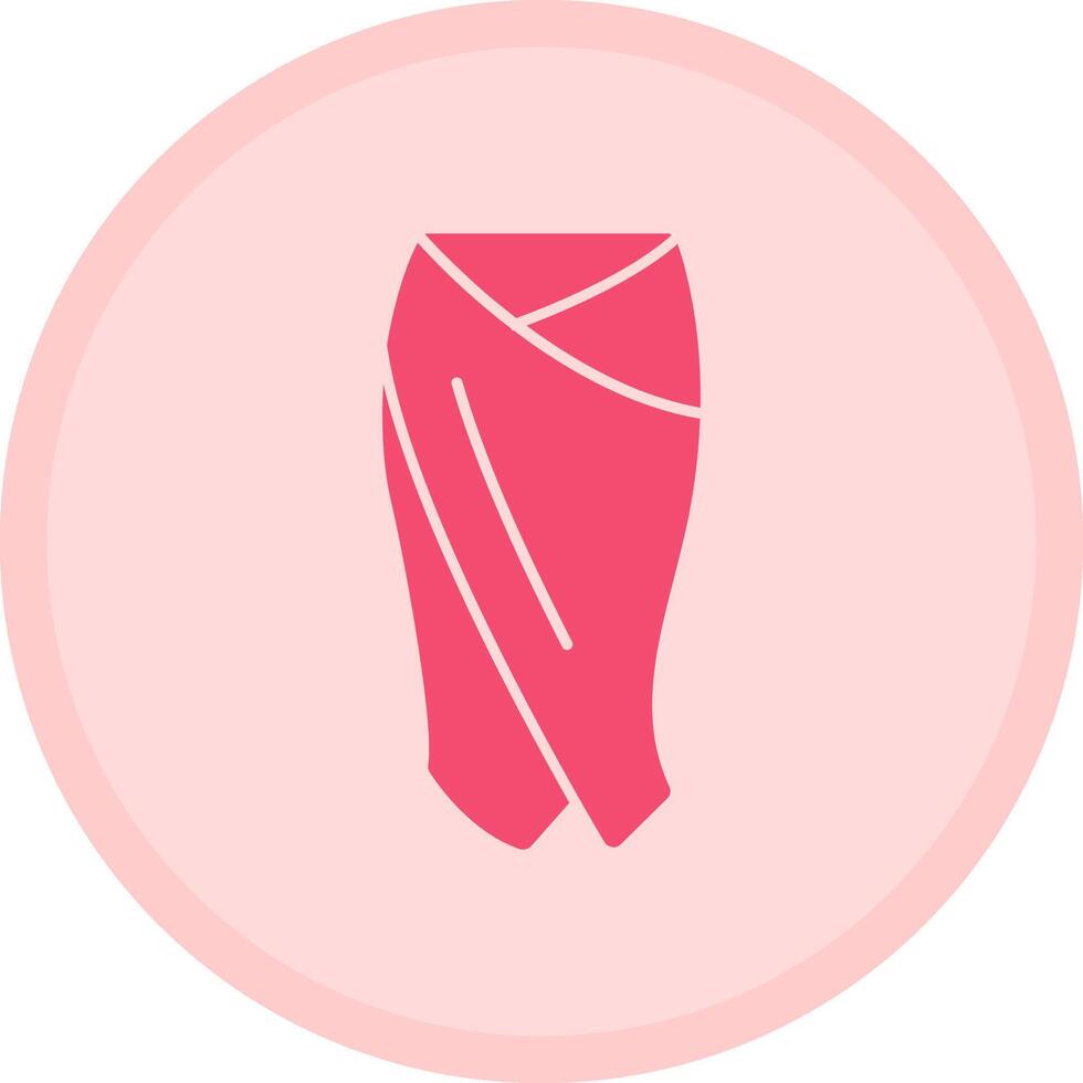 Sarong Multicolor Circle Icon vector