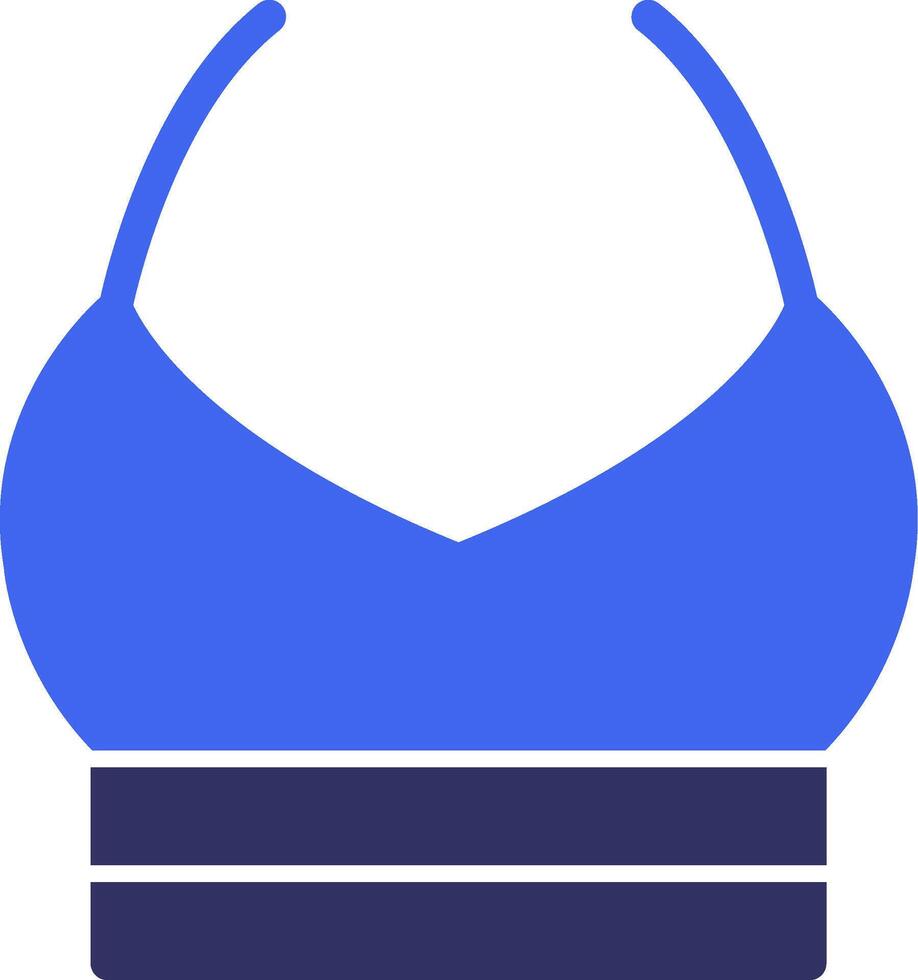 Bandeau Solid Two Color Icon vector