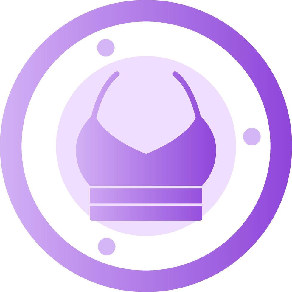 Bandeau Glyph Gradient Icon vector