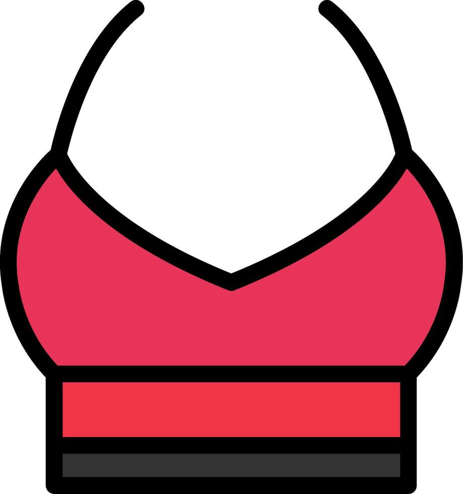 Bandeau Line Filled Icon vector