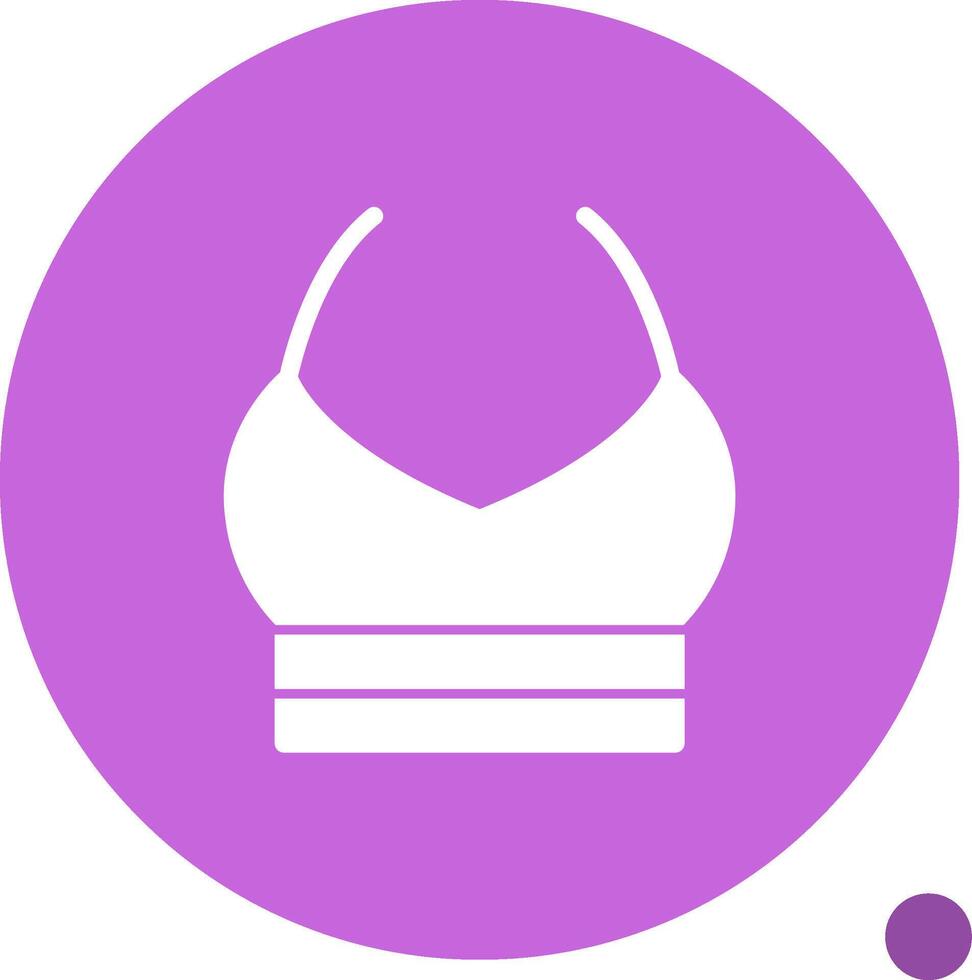 bandeau glifo sombra icono vector