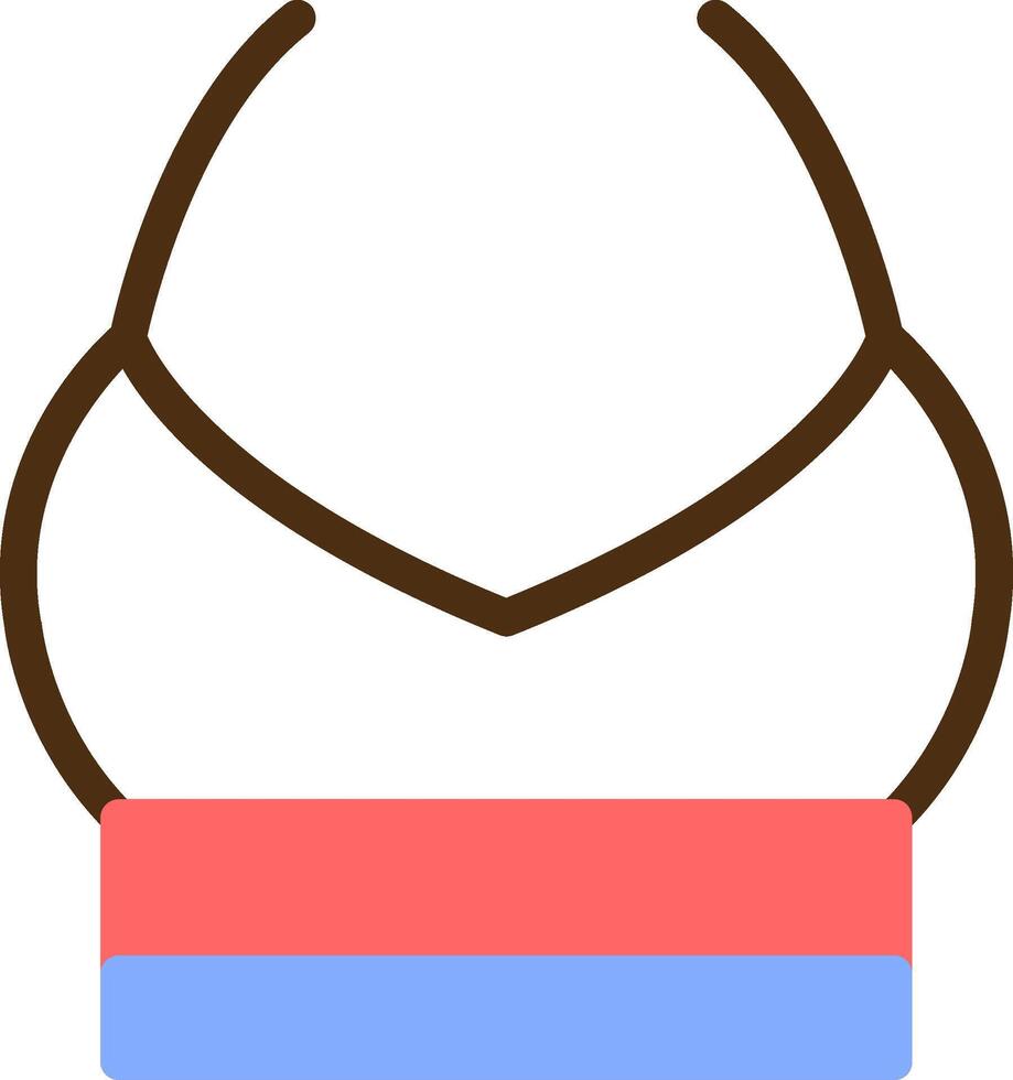 Bandeau Color Filled Icon vector