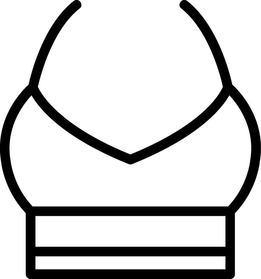 Bandeau Line Icon vector