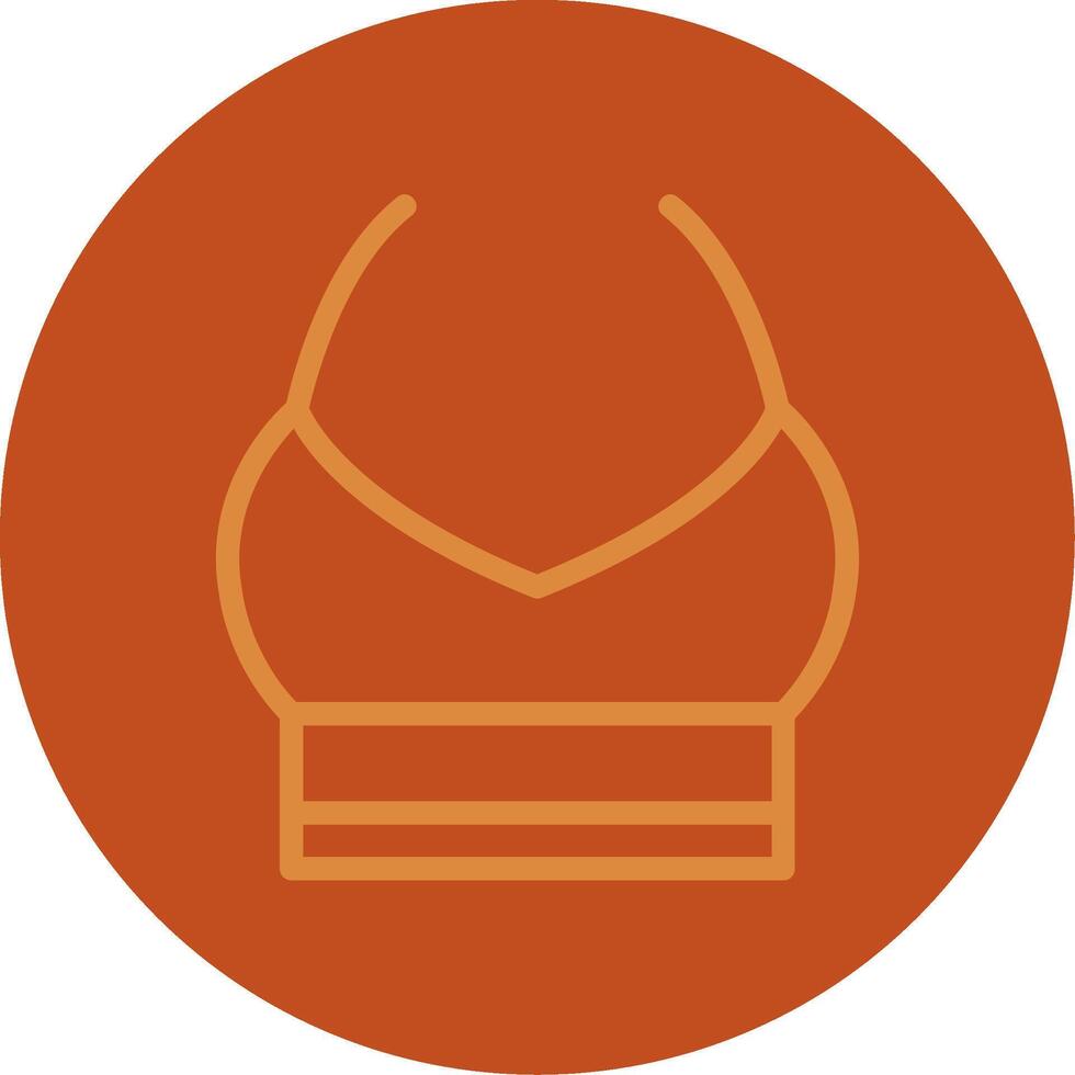 Bandeau Line Multi color Icon vector