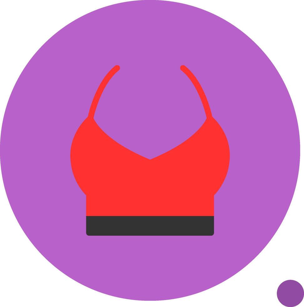 Bandeau Flat Shadow Icon vector