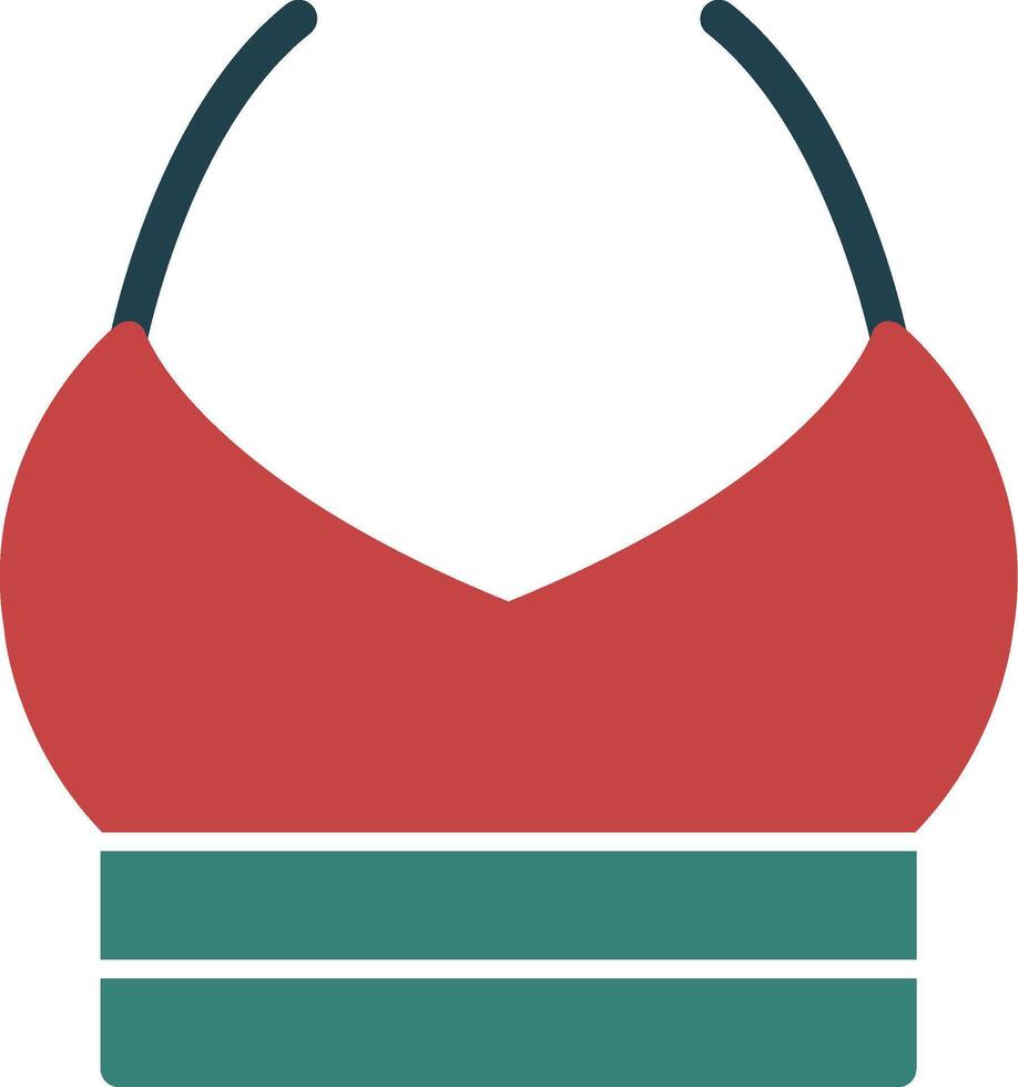 Bandeau Glyph Two Color Icon vector