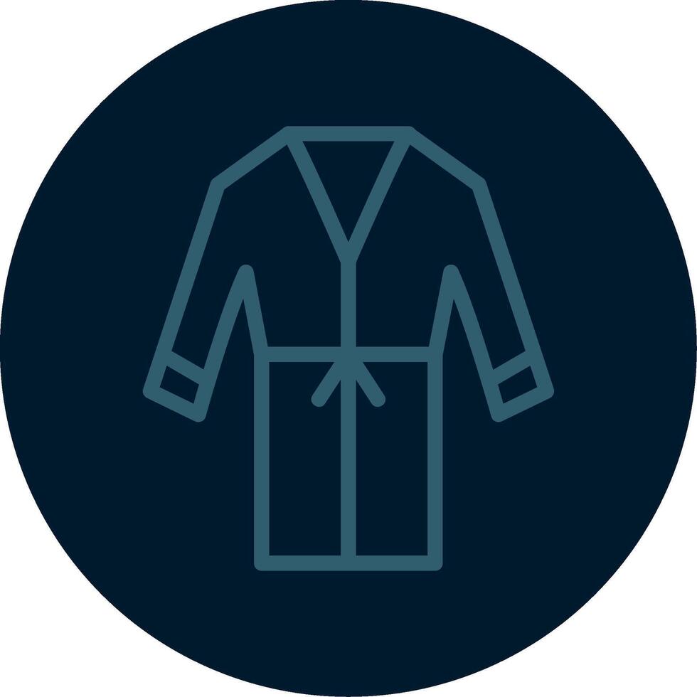 Tunic Line Multi color Icon vector