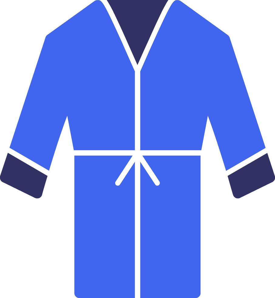 Tunic Solid Two Color Icon vector