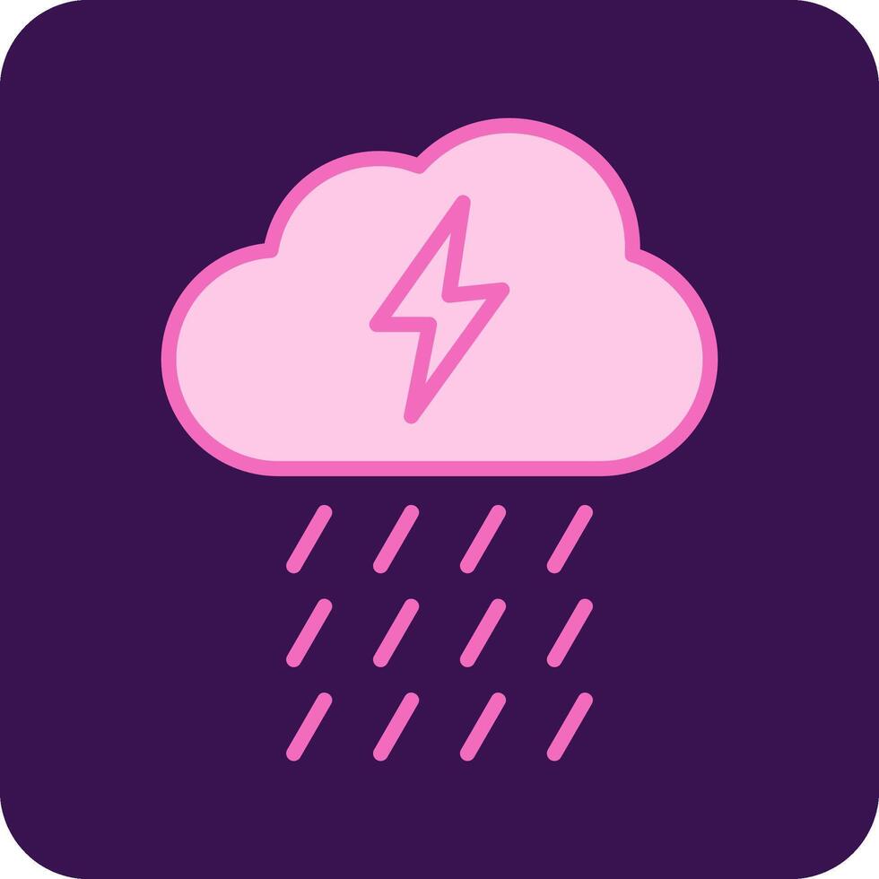 icono de vector de lluvia