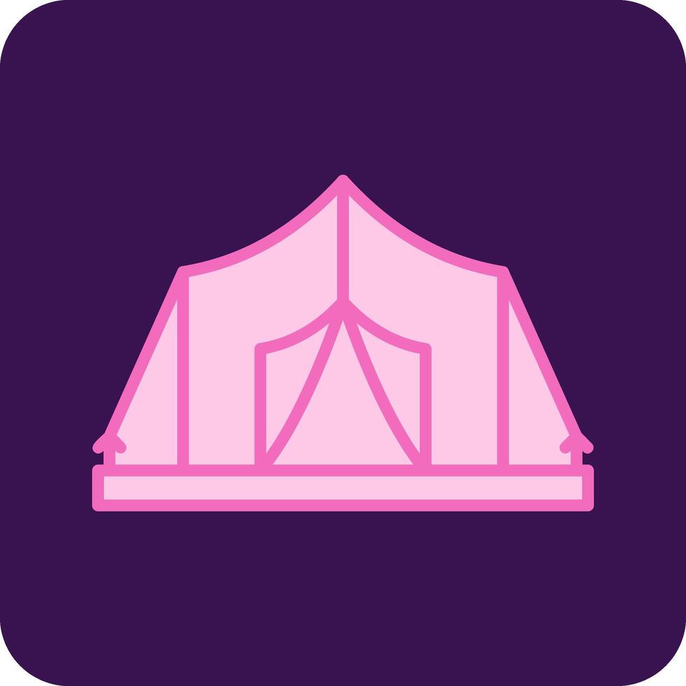 Tent Vector Icon