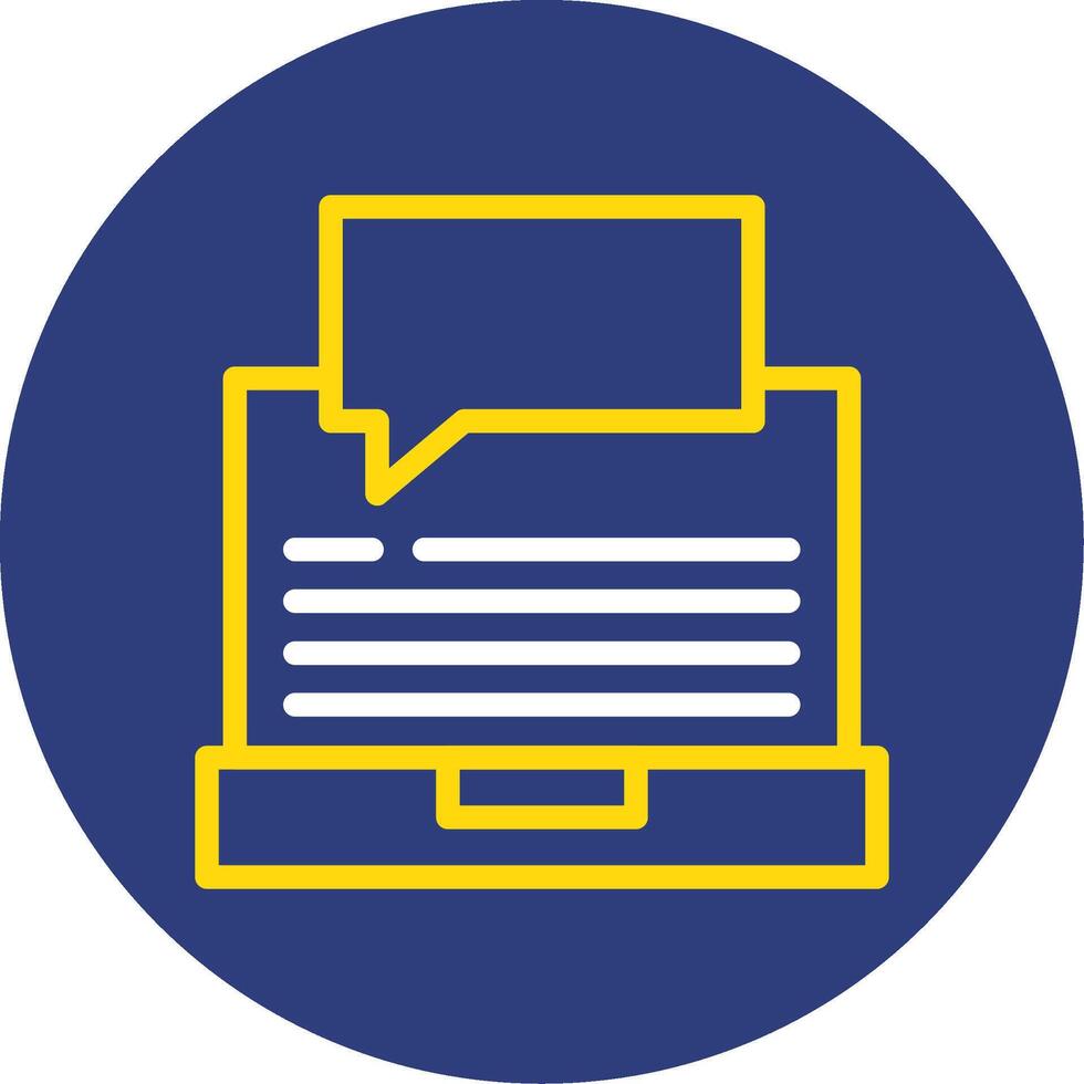 Swift Learn Dual Line Circle Icon vector