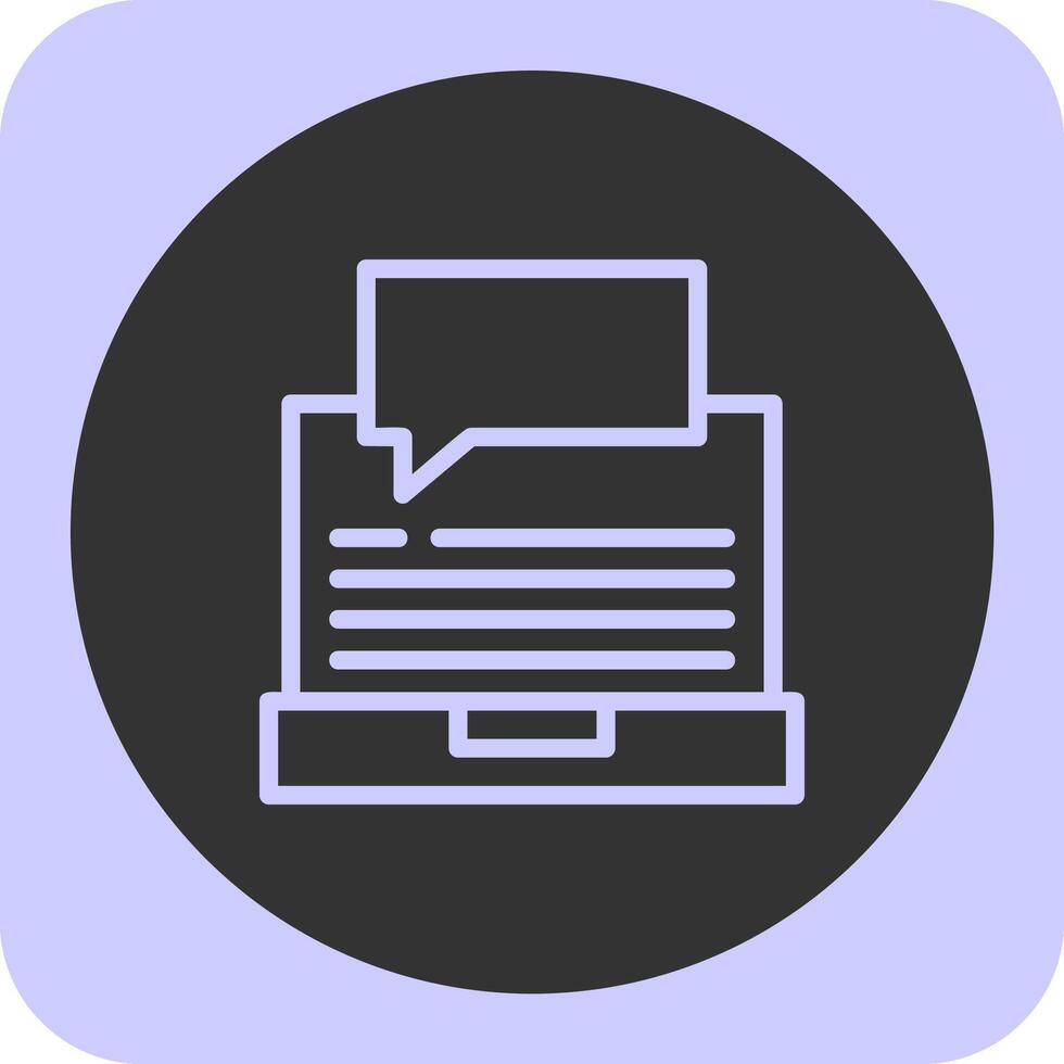 Swift Learn Linear Round Icon vector