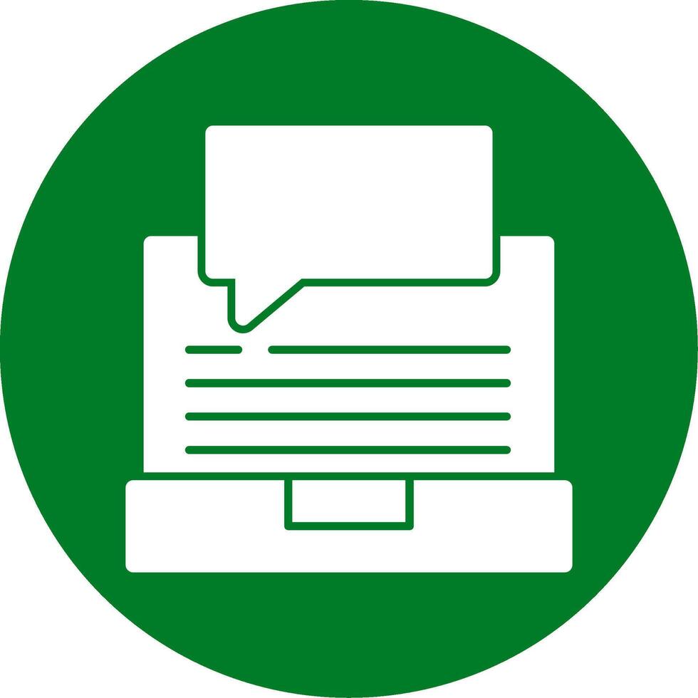 Swift Learn Glyph Circle Icon vector