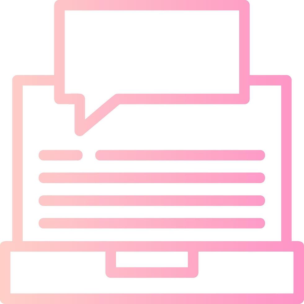 Swift Learn Linear Gradient Icon vector