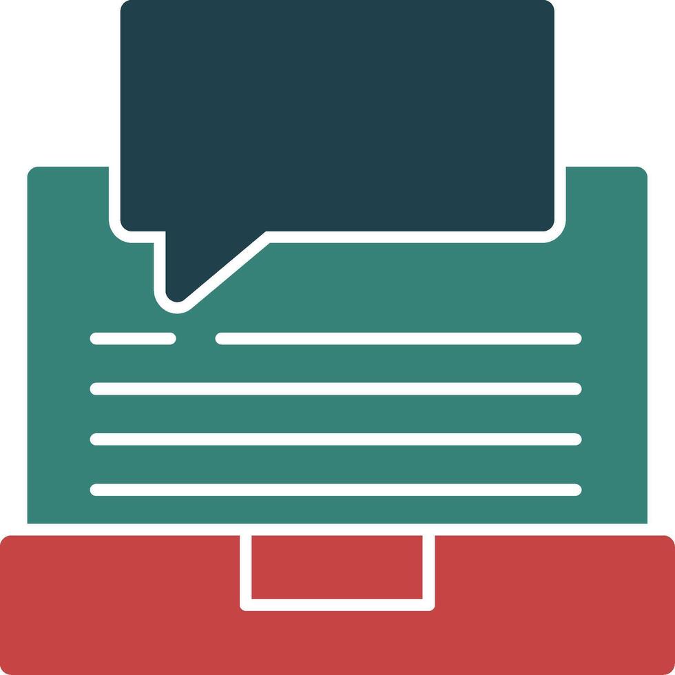 Swift Learn Glyph Two Color Icon vector