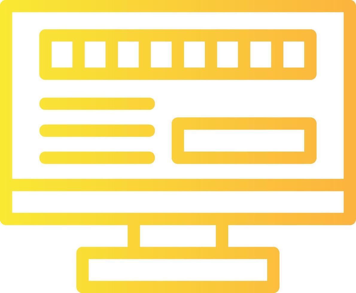 Byte Quest Linear Gradient Icon vector