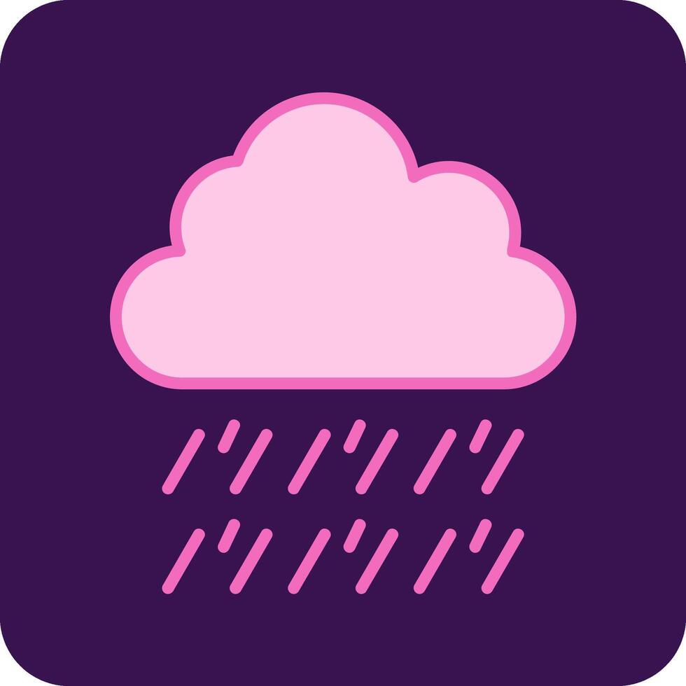 icono de vector de lluvia