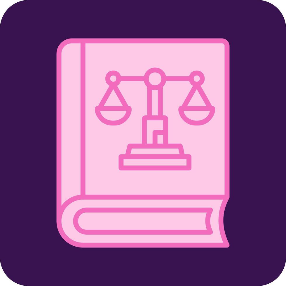 Justice Book Vector Icon