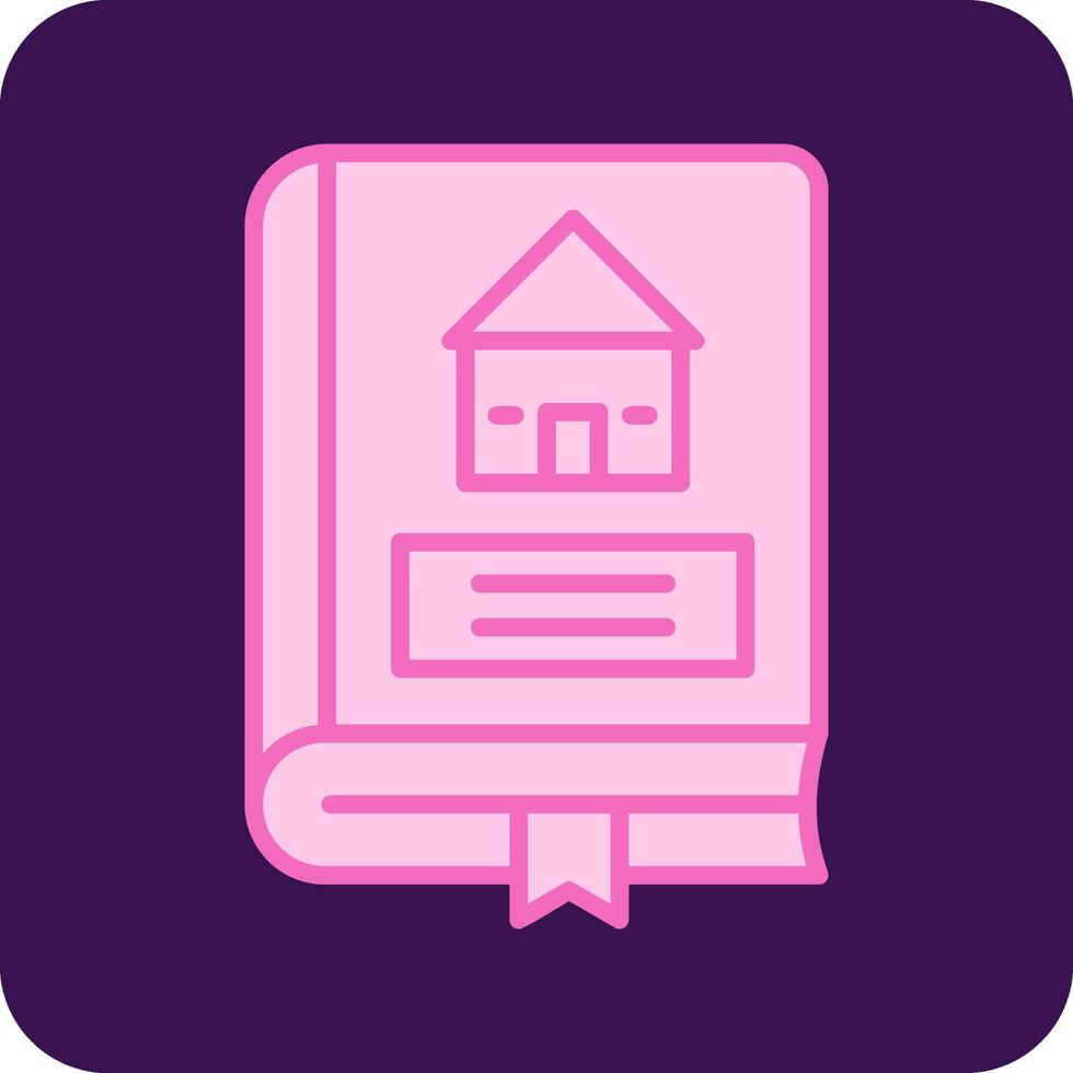 Architecture Book Vector Icon