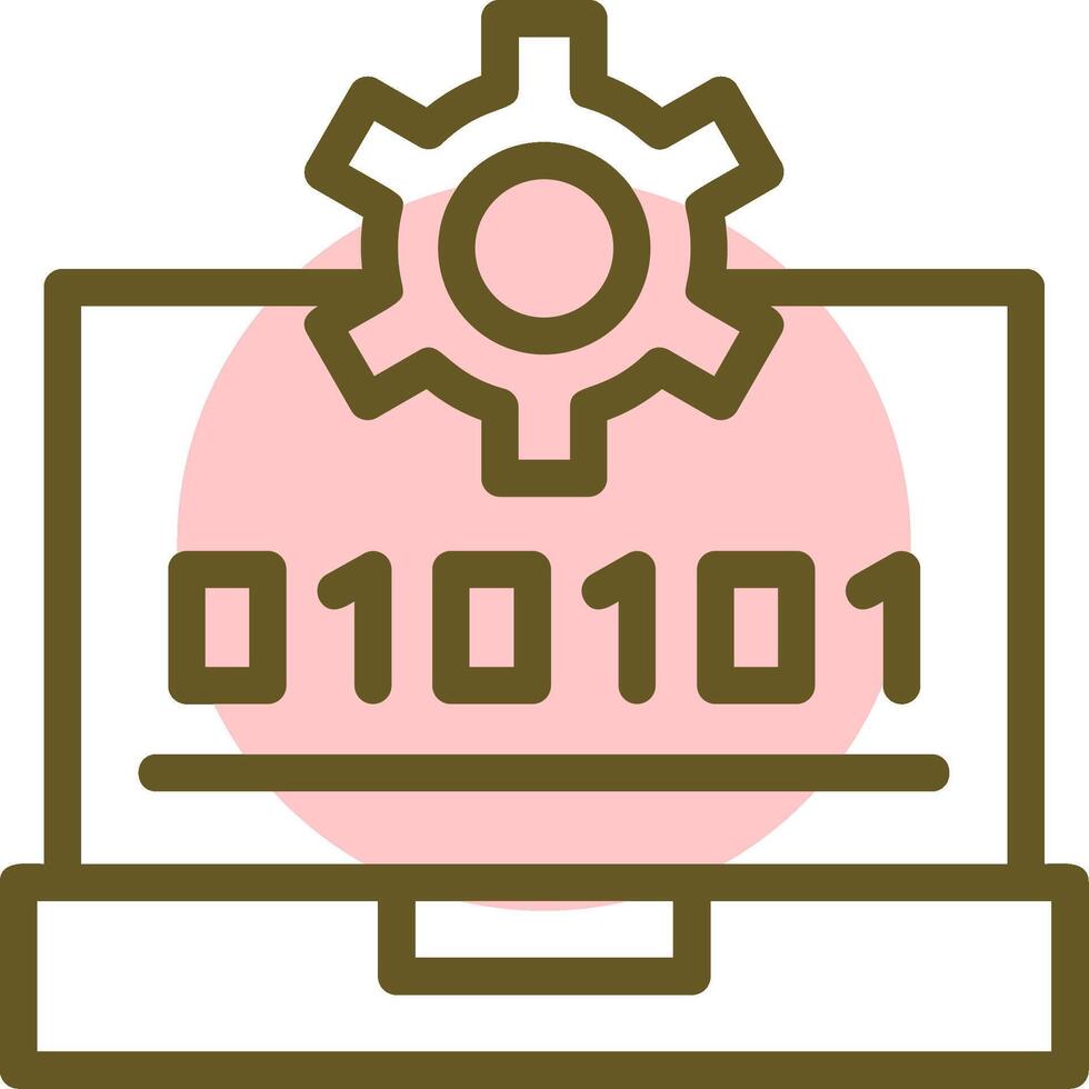 Swift Skill Linear Circle Icon vector