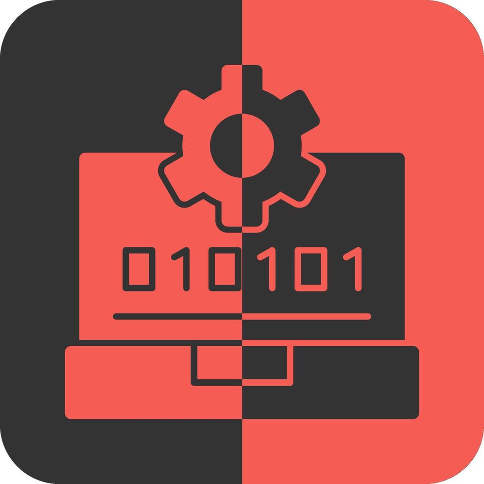 Swift Skill Red Inverse Icon vector