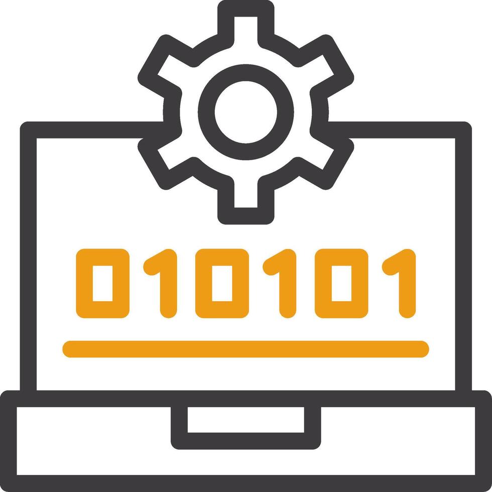 Swift Skill Line Circle Icon vector